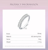 Emerald Cut Rectangle AAAA Lab Created Diamond 925 Silver Fashion Luxury Rings