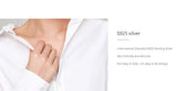 Simple Stackable Romantic Clear AAAA Lab Created Diamonds Sterling Silver Rings
