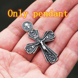 Popular Christian Stainless Steel Catholic Religious Cross Crucifix Pendant Chain Necklace Jewellery - The Jewellery Supermarket