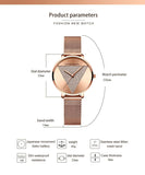 Original Design Elegant Quartz Ladies Watches Fashion Japan Movement Stainless Steel Rose Gold Colour Wristwatches