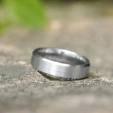 Unisex Silver Colour  4/6/8mm Brushed Tungsten Carbide Rings For Women - Couple Wedding Rings - The Jewellery Supermarket