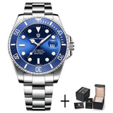 Popular Top Brand Automatic Luxury Sapphire Glass Mechanical Wristwatch Sports Stainless Steel Waterproof Men Watch