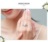Classic Luxury Oval Dazzling 1.5 Karat AAAA Lab Created Diamond 925 Silver Ring