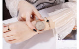 Elegant Sahara Desert Dial Design Top Brand Luxury Quartz Stainless Steel Rose Gold Colour Waterproof Ladies Watches