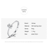 Sparkling Oval-Cut Solitaire AAAA Lab Created Diamond 925 Sterling Silver Ring