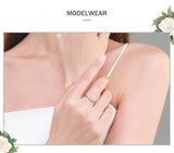 New Sterling Silver Fashion Round Clear AAAA Lab Created Diamond Solitaire Ring
