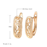 14K Gold Filled Hollow Multi Pattern Charm Loops Bohemian Glossy Earrings