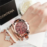 New Arrival Top Luxury Brand Rose Gold Quartz Women's Watch Ladies Fashion Watch Women Wristwatches - The Jewellery Supermarket