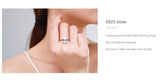 Stunning 3CT Oval Cut AAAA Lab Created Diamond Sterling Silver Engagement Rings