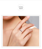 Elegant Leaves Design 925 Sterling Silver AAAA Lab Created Diamonds Rings