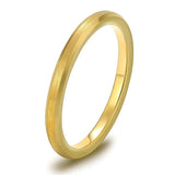 New Arrival Gold Plated Wide Brushed Tungsten Wedding Rings - Luxury Anniversary Jewellery for Couples - The Jewellery Supermarket