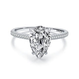 Classic Luxury Selection AAAA Lab Created Diamonds 925 Sterling Silver Rings