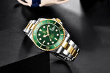 Popular Brand Luxury Sapphire Glass Automatic Watch 100m Waterproof Stainless Steel Mechanical Wristwatches For Men