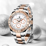 Popular Top Luxury Brand Quartz Automatic Date Diving 100M Men Sport Chronograph Sapphire Glass Casual Watches