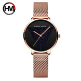 Original Design Elegant Quartz Ladies Watches Fashion Japan Movement Stainless Steel Rose Gold Colour Wristwatches