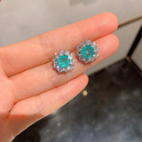Hot Paraiba Tourmaline Blue Stone Aquamarine Earring Pendant Necklace Gemstone Ring Fine Jewel Sets - The Jewellery Supermarket