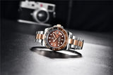 Luxury Design Top Brand Sports Waterproof  Sapphire Glass 40mm Ceramic GMT Mechanical Men Automatic Wristwatches