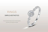 *NEW* Classic Luxury AAAA High Quality Simulated Diamonds Sterling Silver Fashion Ring - The Jewellery Supermarket