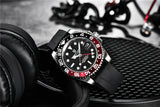 Top Brand Men Mechanical Wristwatches Luxury Ceramic Bezel GMT Watches Automatic 100m Waterproof Watches for Men