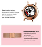 New Arrival Elegant Fashion Lady's Watch Luxury Rhinestone Starry Sky Dial Waterproof Stainless Steel Strap Watches