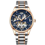 Top Brand Luxury Transparent Diamond Luminous Gear Movement Royal Design Mechanical Skeleton Watches - The Jewellery Supermarket