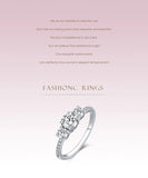 Luxury Round Cut Dazzling AAAA Lab Created Diamond 925 Sterling Silver Ring