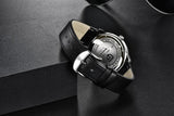 Popular Top Luxury Brand Automatic Quartz Casual Fashion Leather 100M Waterproof Watches for Men
