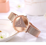 Original Design Elegant Quartz Ladies Watches Fashion Japan Movement Stainless Steel Rose Gold Colour Wristwatches
