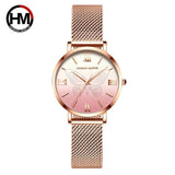Luxury 3D Butterfly Top Brand Elegant Women Watches Quartz Movement Stainless Steel Waterproof Wristwatches