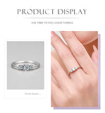 Superb Sparkling AAAA Lab Created Diamonds 925 Sterling Silver Stackable Ring