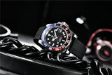 Top Brand Men Mechanical Wristwatches Luxury Ceramic Bezel GMT Watches Automatic 100m Waterproof Watches for Men