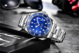 Popular Top Brand Automatic Luxury Sapphire Glass Mechanical Wristwatch Sports Stainless Steel Waterproof Men Watch