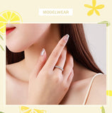 Transparent Trapezoidal AAAA Lab Created Diamond925 Sterling Silver Finger Ring