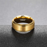 New Arrival Classic Gold Colour Tungsten Carbide Unisex Luxury Wedding Rings - Popular Jewellery - The Jewellery Supermarket