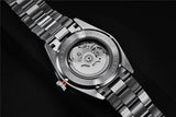 Quality Brand BB58 Retro Red Automatic Luxury Waterproof Mechanical Stainless steel Rivet Strap Wristwatches for Men