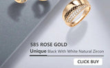 Luxury Crystal AAA Zircon FlowerFilled 14K Rose Gold Fashion Rings for Women Daily Fine Jewellery