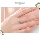 Luxury Princess Cut 925 Sterling Silver AAAA Lab Created Diamonds Ring
