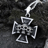 New Arrival Fashion 316L Stainless Steel cross Pendant Chain Necklace Men Jewellery - The Jewellery Supermarket