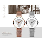 Original Design Elegant Quartz Ladies Watches Fashion Japan Movement Stainless Steel Rose Gold Colour Wristwatches