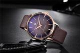 Top Brand Fashion Sports Gold Colour Automatic Mechanical Waterproof Leather Strap Men's Wristwatches - The Jewellery Supermarket