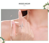 Heart Beat Design Silver Personality AAAA Lab Created Diamonds New Style Ring