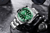 Popular Top Brand Automatic Luxury Sapphire Glass Mechanical Wristwatch Sports Stainless Steel Waterproof Men Watch