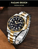Popular Top Brand Automatic Luxury Sapphire Glass Mechanical Wristwatch Sports Stainless Steel Waterproof Men Watch