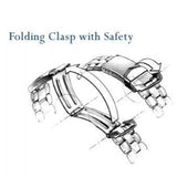 New Luxury Brand 100M Waterproof Sapphire Glass PD-1662 GMT Business Left Crown Men Mechanical Diver Wristwatches
