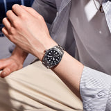 Top Brand New Men's Mechanical Watch NH35 Automatic Men's Sapphire Glass Ceramic Bezel Stainless Steel 10BAR Watch