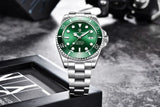 Popular Brand Waterproof Mechanical Automatic Men's Stainless Steel Sapphire Glass Writwatches - Best Gift