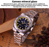 Luxury Stainless Steel Black Dial Green Bezel AD2040 20Bar Waterproof BGW9 Luminous Quartz Mens Wristwatches