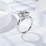 Stunning 1-3CT VVS1 D Colour Moissanite Diamonds Rings for Women Engagement Promise Wedding High Qualiy Jewellery