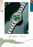 Original Luxury Brand Zircon Diamonds Dial Quartz Women Watches Fashion Business Bracelet Waterproof Wristwatch
