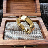 High Quality Beveled Edges Flat Polished 6/8MM Men Women Tungsten Carbide Rings